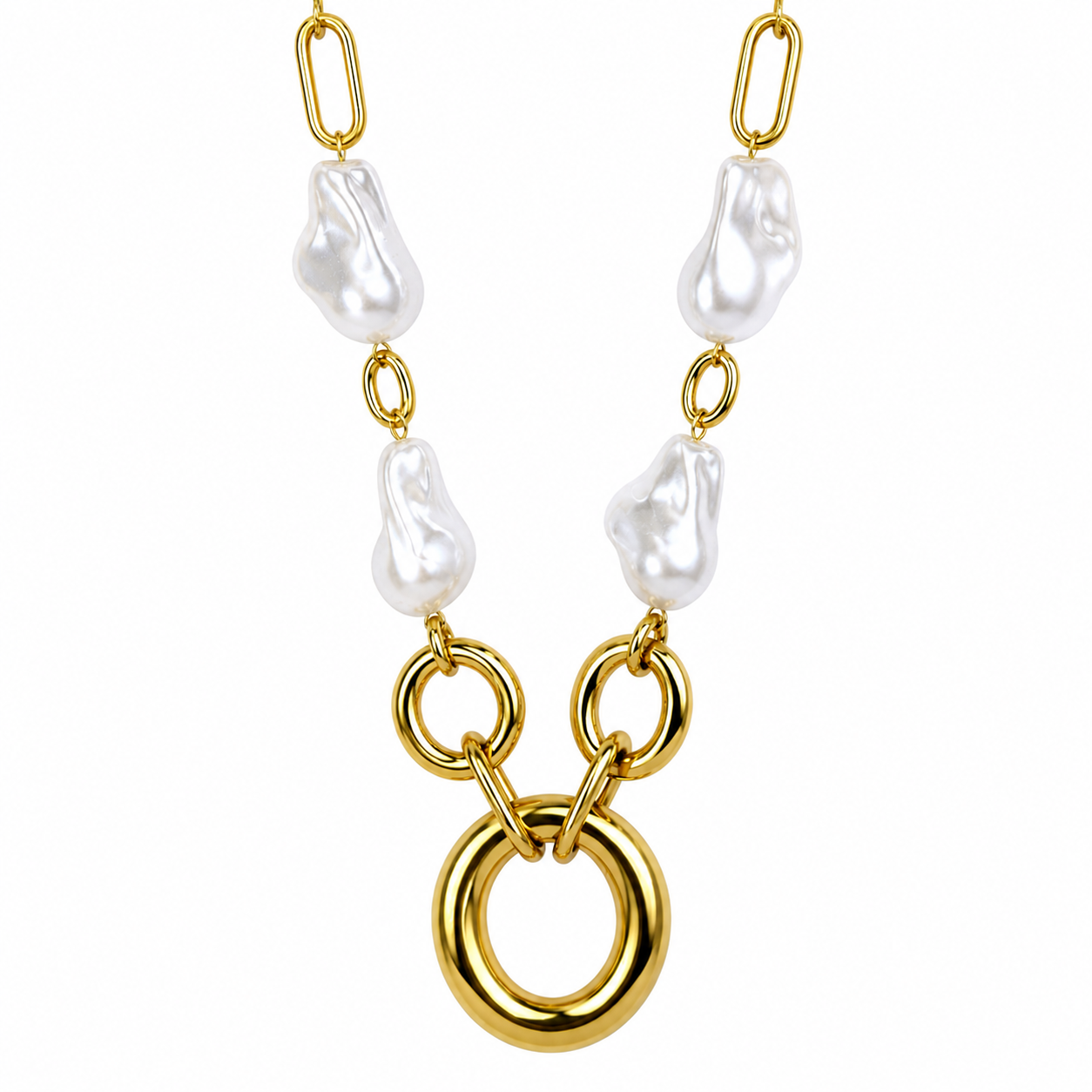Collar perlas de mar