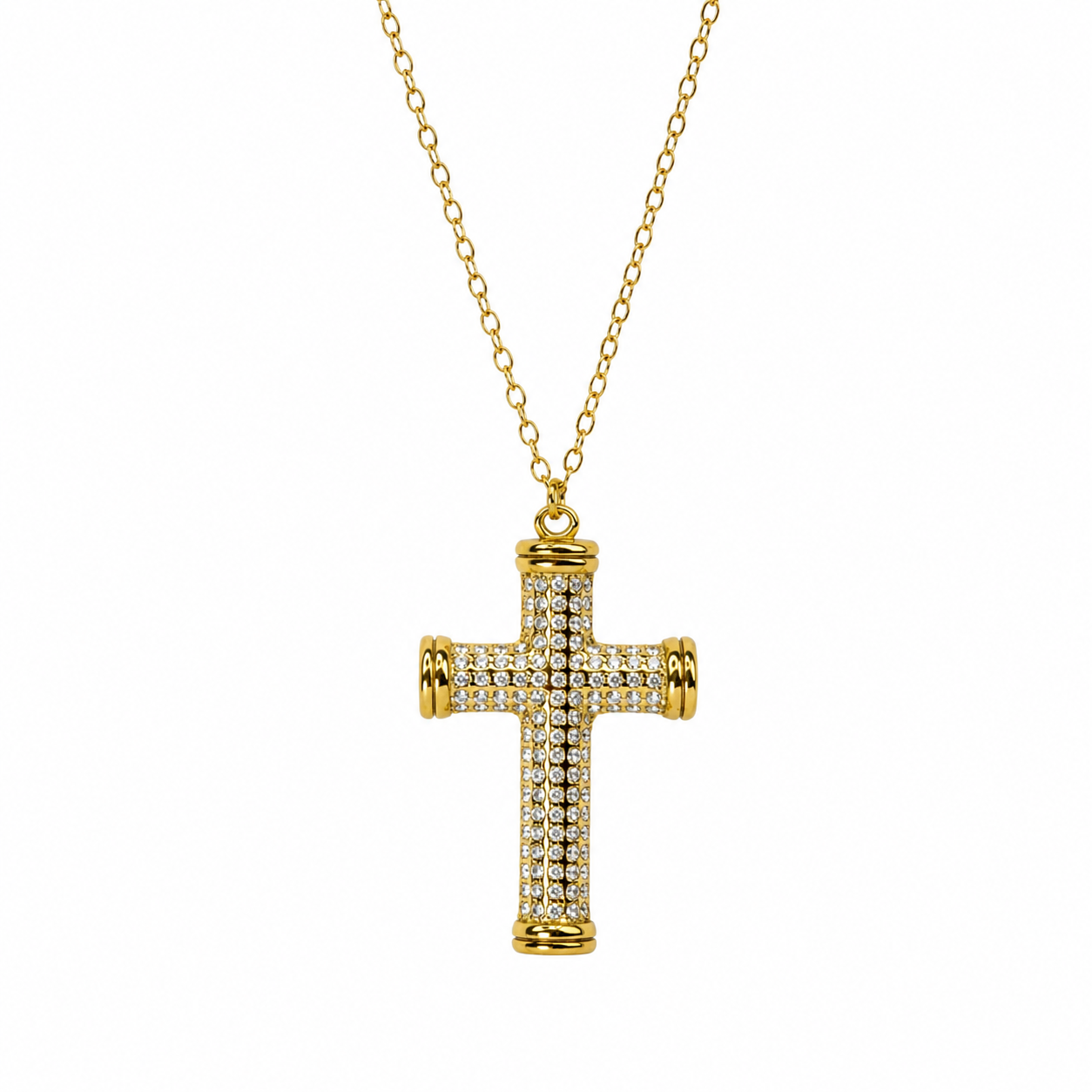 Collar cruz resurrección