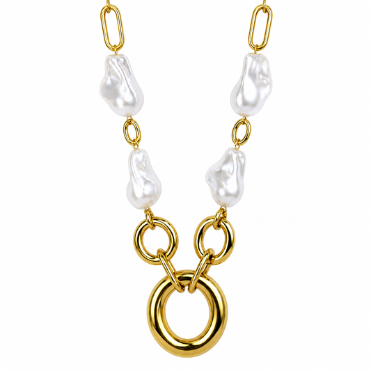 Collar perlas de mar