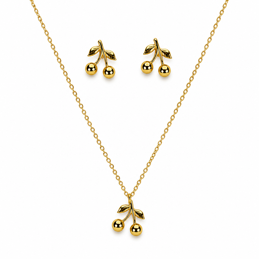 Conjunto cerezas sencillas